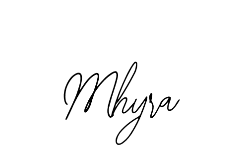 Design your own signature with our free online signature maker. With this signature software, you can create a handwritten (Bearetta-2O07w) signature for name Mhyra. Mhyra signature style 12 images and pictures png