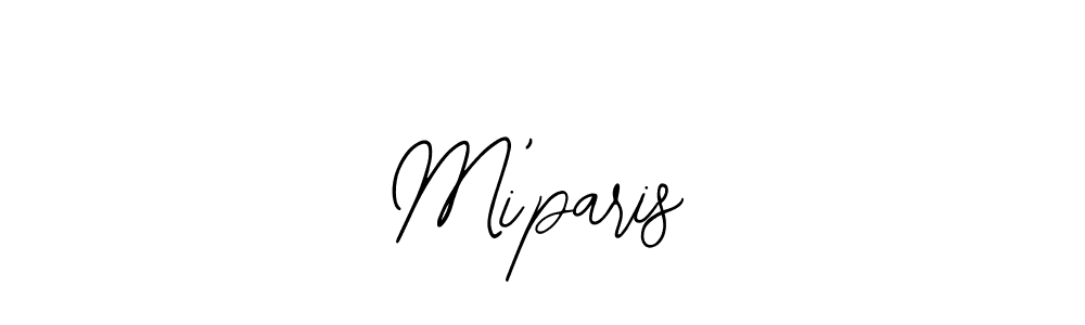 Also we have Mi’paris name is the best signature style. Create professional handwritten signature collection using Bearetta-2O07w autograph style. Mi’paris signature style 12 images and pictures png