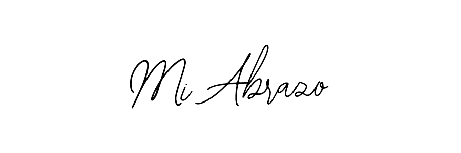 if you are searching for the best signature style for your name Mi Abrazo. so please give up your signature search. here we have designed multiple signature styles  using Bearetta-2O07w. Mi Abrazo signature style 12 images and pictures png