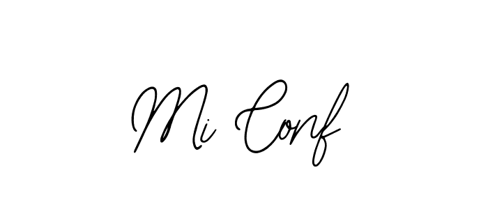 Make a beautiful signature design for name Mi Conf. With this signature (Bearetta-2O07w) style, you can create a handwritten signature for free. Mi Conf signature style 12 images and pictures png