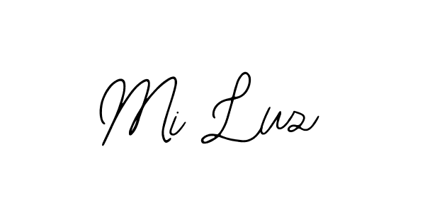 You should practise on your own different ways (Bearetta-2O07w) to write your name (Mi Luz) in signature. don't let someone else do it for you. Mi Luz signature style 12 images and pictures png