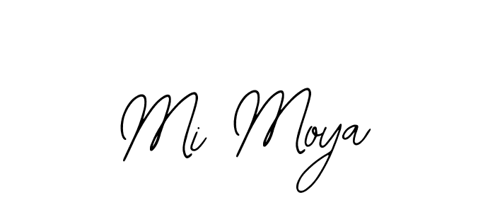 Similarly Bearetta-2O07w is the best handwritten signature design. Signature creator online .You can use it as an online autograph creator for name Mi Moya. Mi Moya signature style 12 images and pictures png
