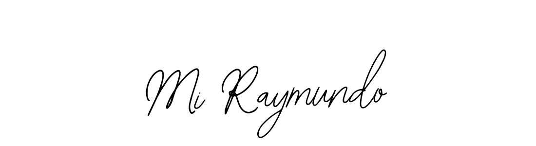 How to make Mi Raymundo name signature. Use Bearetta-2O07w style for creating short signs online. This is the latest handwritten sign. Mi Raymundo signature style 12 images and pictures png