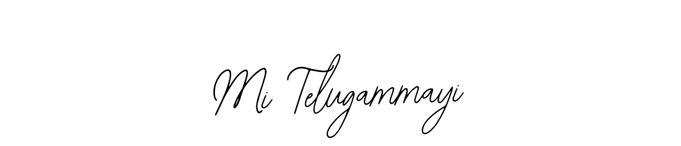 How to make Mi Telugammayi signature? Bearetta-2O07w is a professional autograph style. Create handwritten signature for Mi Telugammayi name. Mi Telugammayi signature style 12 images and pictures png