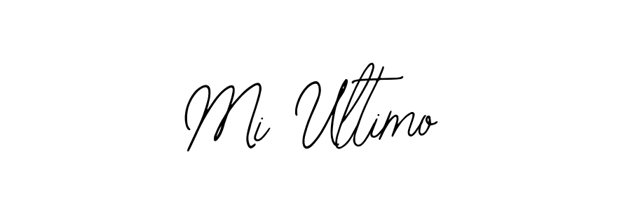 Best and Professional Signature Style for Mi Ultimo. Bearetta-2O07w Best Signature Style Collection. Mi Ultimo signature style 12 images and pictures png