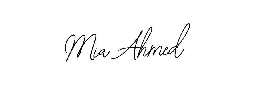 This is the best signature style for the Mia Ahmed name. Also you like these signature font (Bearetta-2O07w). Mix name signature. Mia Ahmed signature style 12 images and pictures png