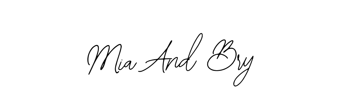 You can use this online signature creator to create a handwritten signature for the name Mia And Bry. This is the best online autograph maker. Mia And Bry signature style 12 images and pictures png