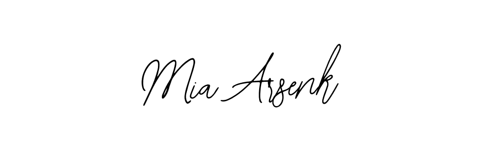 Make a beautiful signature design for name Mia Arsenk. With this signature (Bearetta-2O07w) style, you can create a handwritten signature for free. Mia Arsenk signature style 12 images and pictures png