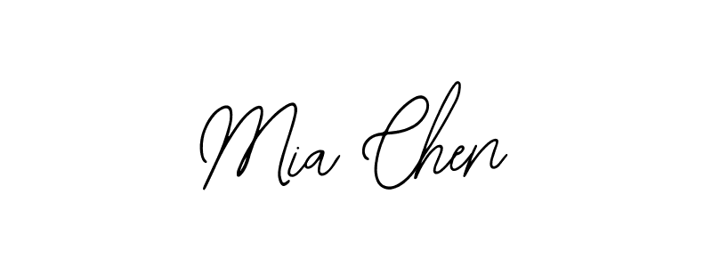 if you are searching for the best signature style for your name Mia Chen. so please give up your signature search. here we have designed multiple signature styles  using Bearetta-2O07w. Mia Chen signature style 12 images and pictures png