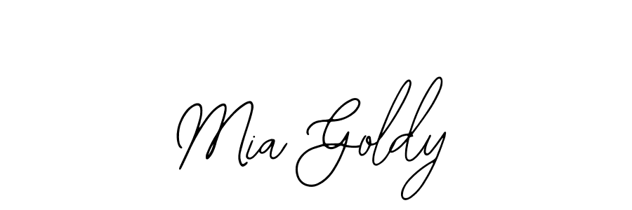 Bearetta-2O07w is a professional signature style that is perfect for those who want to add a touch of class to their signature. It is also a great choice for those who want to make their signature more unique. Get Mia Goldy name to fancy signature for free. Mia Goldy signature style 12 images and pictures png