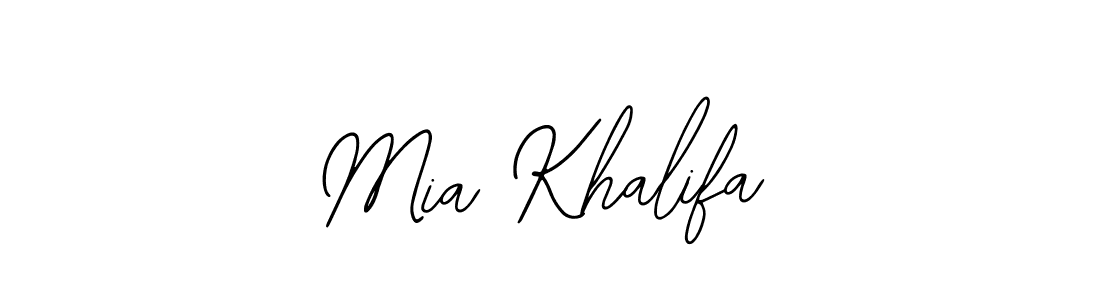 Make a beautiful signature design for name Mia Khalifa. With this signature (Bearetta-2O07w) style, you can create a handwritten signature for free. Mia Khalifa signature style 12 images and pictures png
