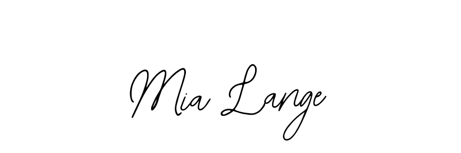 How to Draw Mia Lange signature style? Bearetta-2O07w is a latest design signature styles for name Mia Lange. Mia Lange signature style 12 images and pictures png