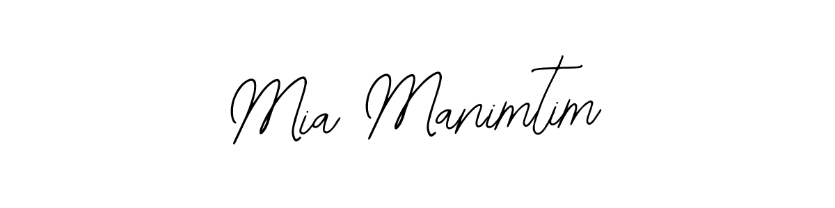 The best way (Bearetta-2O07w) to make a short signature is to pick only two or three words in your name. The name Mia Manimtim include a total of six letters. For converting this name. Mia Manimtim signature style 12 images and pictures png