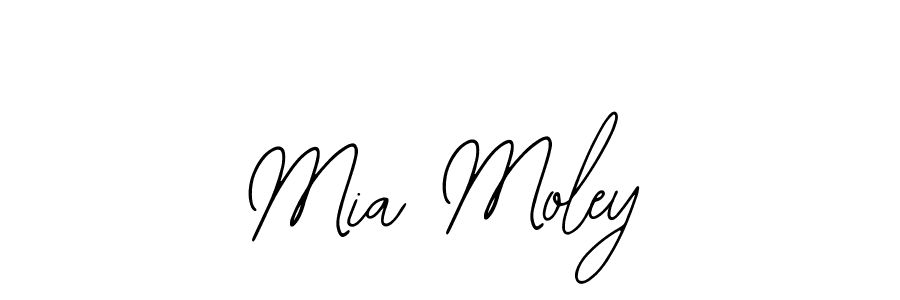 How to Draw Mia Moley signature style? Bearetta-2O07w is a latest design signature styles for name Mia Moley. Mia Moley signature style 12 images and pictures png