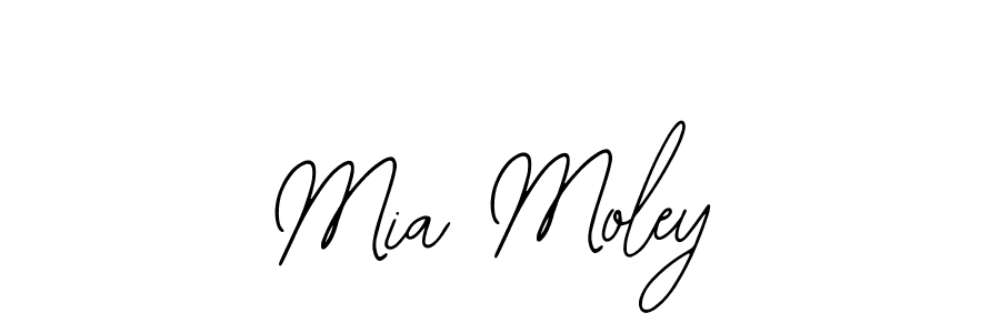 How to Draw Mia Moley signature style? Bearetta-2O07w is a latest design signature styles for name Mia Moley. Mia Moley signature style 12 images and pictures png