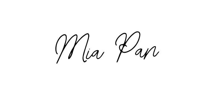 The best way (Bearetta-2O07w) to make a short signature is to pick only two or three words in your name. The name Mia Pan include a total of six letters. For converting this name. Mia Pan signature style 12 images and pictures png