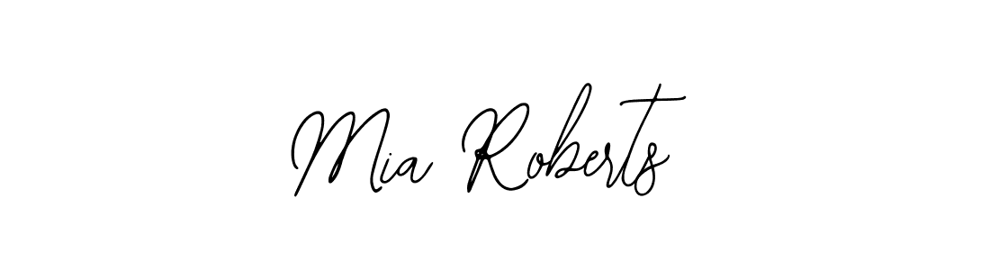 Similarly Bearetta-2O07w is the best handwritten signature design. Signature creator online .You can use it as an online autograph creator for name Mia Roberts. Mia Roberts signature style 12 images and pictures png