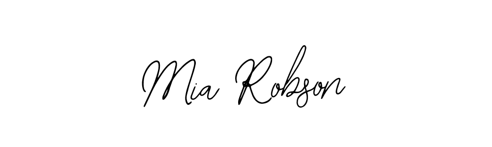 Make a beautiful signature design for name Mia Robson. Use this online signature maker to create a handwritten signature for free. Mia Robson signature style 12 images and pictures png