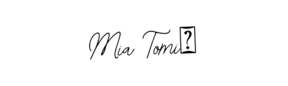 How to make Mia TomiĆ signature? Bearetta-2O07w is a professional autograph style. Create handwritten signature for Mia TomiĆ name. Mia TomiĆ signature style 12 images and pictures png