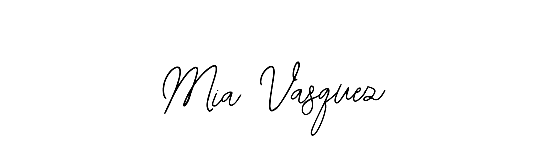 The best way (Bearetta-2O07w) to make a short signature is to pick only two or three words in your name. The name Mia Vasquez include a total of six letters. For converting this name. Mia Vasquez signature style 12 images and pictures png