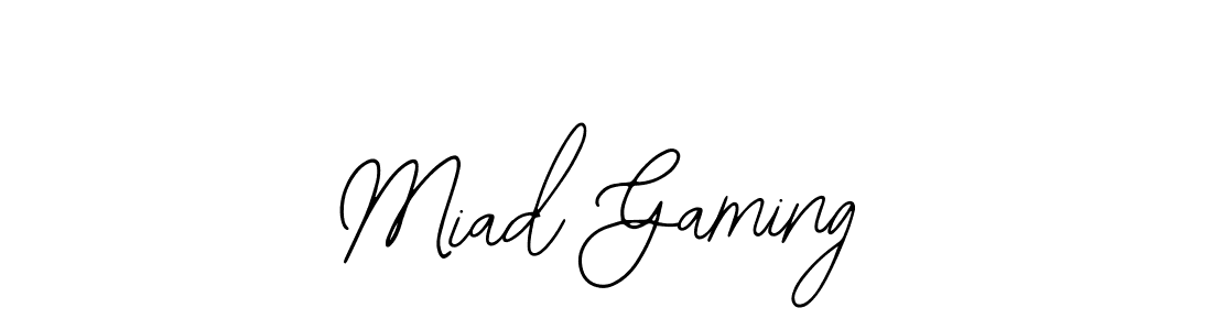 The best way (Bearetta-2O07w) to make a short signature is to pick only two or three words in your name. The name Miad Gaming include a total of six letters. For converting this name. Miad Gaming signature style 12 images and pictures png