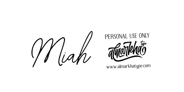 How to make Miah $ name signature. Use Bearetta-2O07w style for creating short signs online. This is the latest handwritten sign. Miah $ signature style 12 images and pictures png