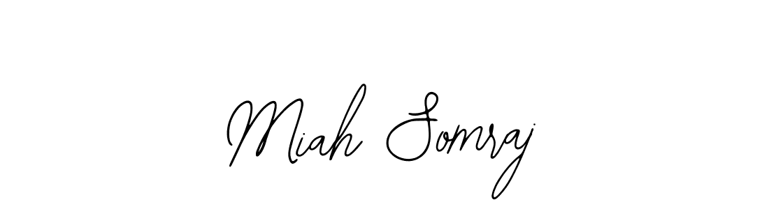 if you are searching for the best signature style for your name Miah Somraj. so please give up your signature search. here we have designed multiple signature styles  using Bearetta-2O07w. Miah Somraj signature style 12 images and pictures png