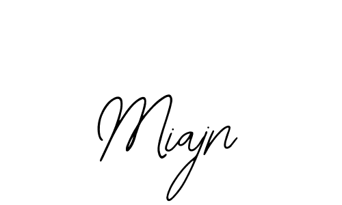 if you are searching for the best signature style for your name Miajn. so please give up your signature search. here we have designed multiple signature styles  using Bearetta-2O07w. Miajn signature style 12 images and pictures png