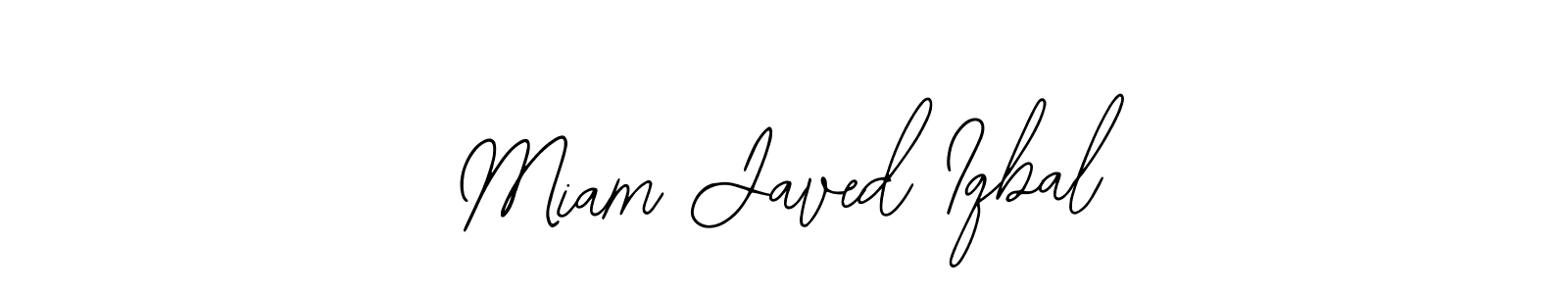 Create a beautiful signature design for name Miam Javed Iqbal. With this signature (Bearetta-2O07w) fonts, you can make a handwritten signature for free. Miam Javed Iqbal signature style 12 images and pictures png