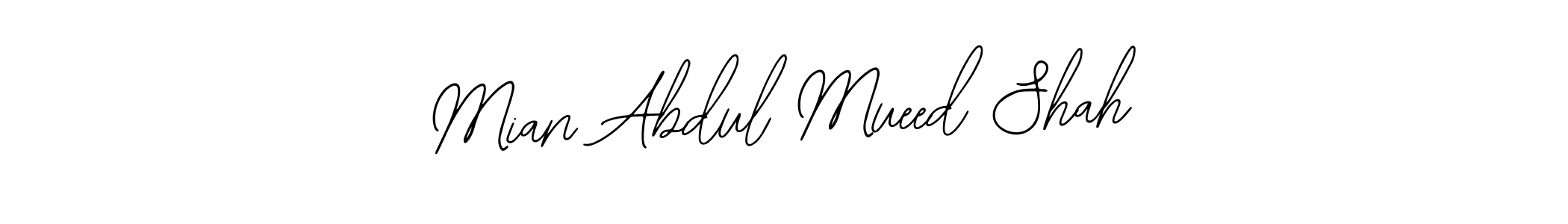 Make a short Mian Abdul Mueed Shah signature style. Manage your documents anywhere anytime using Bearetta-2O07w. Create and add eSignatures, submit forms, share and send files easily. Mian Abdul Mueed Shah signature style 12 images and pictures png