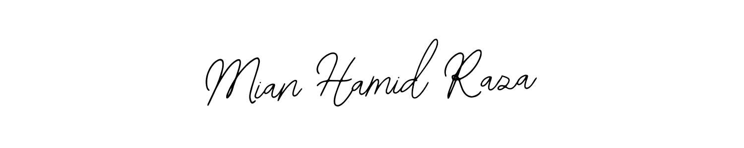 Also You can easily find your signature by using the search form. We will create Mian Hamid Raza name handwritten signature images for you free of cost using Bearetta-2O07w sign style. Mian Hamid Raza signature style 12 images and pictures png