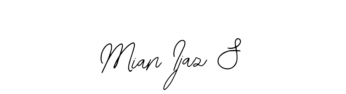 It looks lik you need a new signature style for name Mian Ijaz S. Design unique handwritten (Bearetta-2O07w) signature with our free signature maker in just a few clicks. Mian Ijaz S signature style 12 images and pictures png