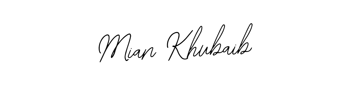 Once you've used our free online signature maker to create your best signature Bearetta-2O07w style, it's time to enjoy all of the benefits that Mian Khubaib name signing documents. Mian Khubaib signature style 12 images and pictures png