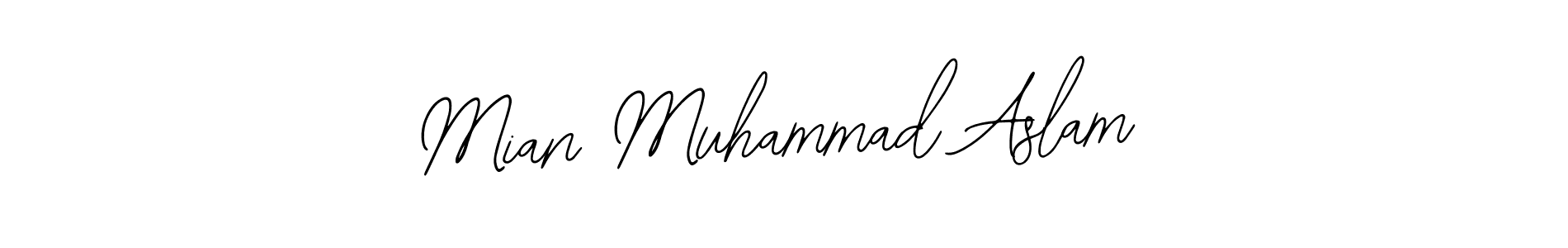 It looks lik you need a new signature style for name Mian Muhammad Aslam. Design unique handwritten (Bearetta-2O07w) signature with our free signature maker in just a few clicks. Mian Muhammad Aslam signature style 12 images and pictures png