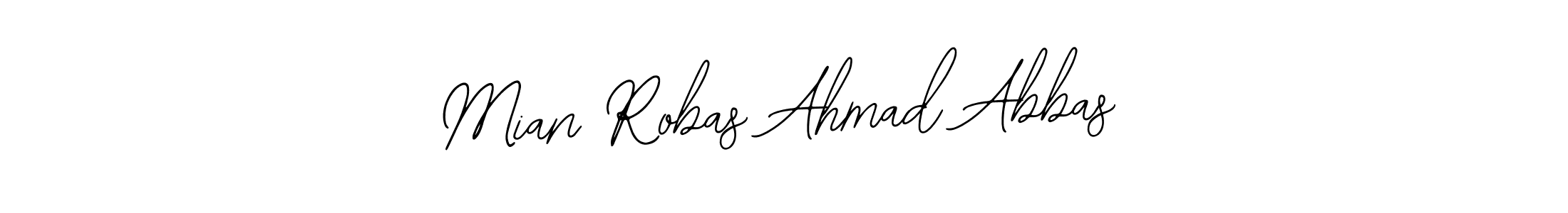 Also we have Mian Robas Ahmad Abbas name is the best signature style. Create professional handwritten signature collection using Bearetta-2O07w autograph style. Mian Robas Ahmad Abbas signature style 12 images and pictures png