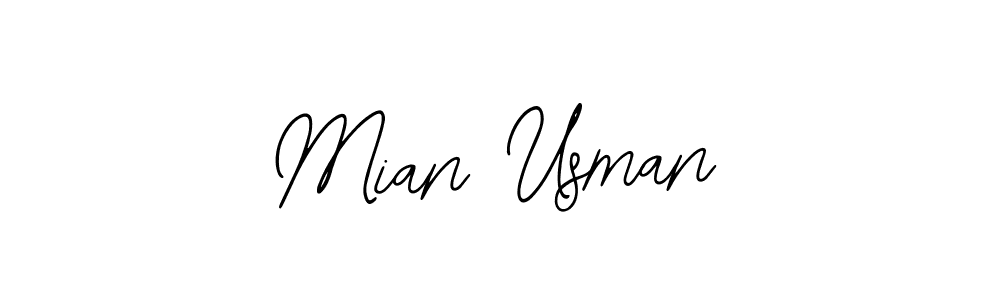 Also You can easily find your signature by using the search form. We will create Mian Usman name handwritten signature images for you free of cost using Bearetta-2O07w sign style. Mian Usman signature style 12 images and pictures png