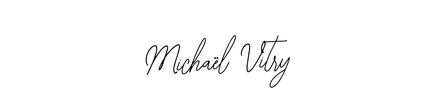 if you are searching for the best signature style for your name Michaël Vitry. so please give up your signature search. here we have designed multiple signature styles  using Bearetta-2O07w. Michaël Vitry signature style 12 images and pictures png