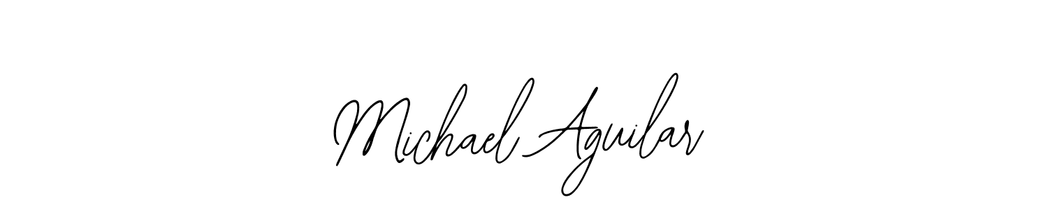 Michael Aguilar stylish signature style. Best Handwritten Sign (Bearetta-2O07w) for my name. Handwritten Signature Collection Ideas for my name Michael Aguilar. Michael Aguilar signature style 12 images and pictures png