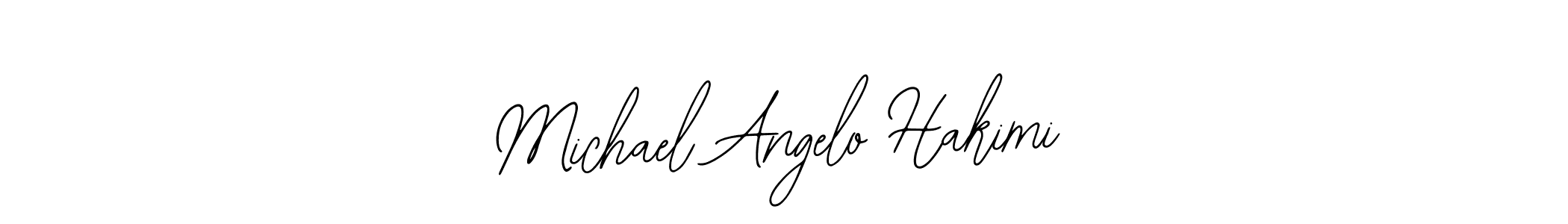 Make a beautiful signature design for name Michael Angelo Hakimi. With this signature (Bearetta-2O07w) style, you can create a handwritten signature for free. Michael Angelo Hakimi signature style 12 images and pictures png