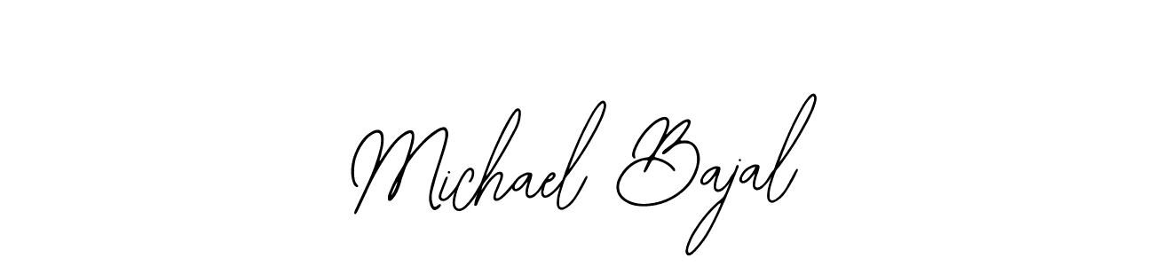 Bearetta-2O07w is a professional signature style that is perfect for those who want to add a touch of class to their signature. It is also a great choice for those who want to make their signature more unique. Get Michael Bajal name to fancy signature for free. Michael Bajal signature style 12 images and pictures png