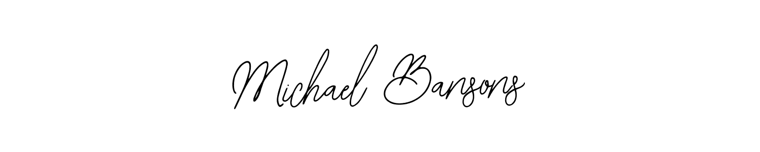 Also we have Michael Bansons name is the best signature style. Create professional handwritten signature collection using Bearetta-2O07w autograph style. Michael Bansons signature style 12 images and pictures png