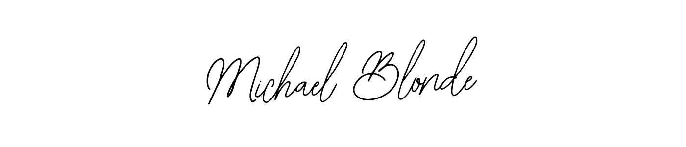 Also You can easily find your signature by using the search form. We will create Michael Blonde name handwritten signature images for you free of cost using Bearetta-2O07w sign style. Michael Blonde signature style 12 images and pictures png