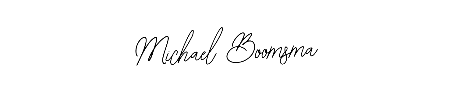 Use a signature maker to create a handwritten signature online. With this signature software, you can design (Bearetta-2O07w) your own signature for name Michael Boomsma. Michael Boomsma signature style 12 images and pictures png