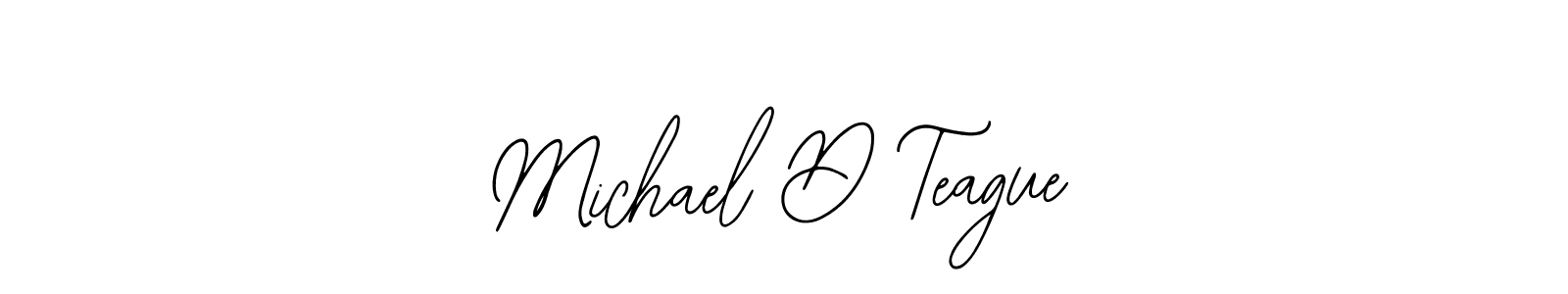 Create a beautiful signature design for name Michael D Teague. With this signature (Bearetta-2O07w) fonts, you can make a handwritten signature for free. Michael D Teague signature style 12 images and pictures png