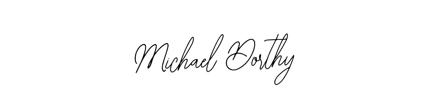 Similarly Bearetta-2O07w is the best handwritten signature design. Signature creator online .You can use it as an online autograph creator for name Michael Dorthy. Michael Dorthy signature style 12 images and pictures png