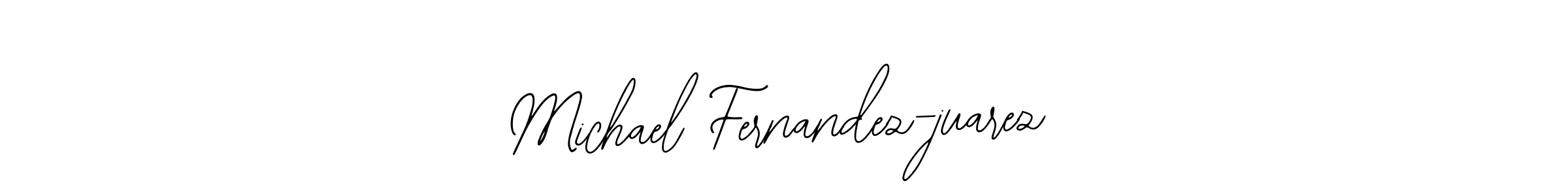 Make a short Michael Fernandez-juarez signature style. Manage your documents anywhere anytime using Bearetta-2O07w. Create and add eSignatures, submit forms, share and send files easily. Michael Fernandez-juarez signature style 12 images and pictures png