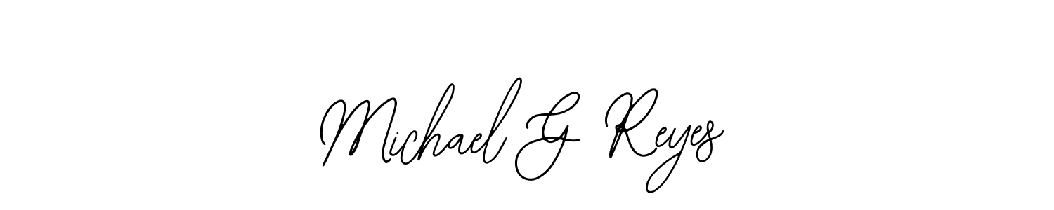 See photos of Michael G Reyes official signature by Spectra . Check more albums & portfolios. Read reviews & check more about Bearetta-2O07w font. Michael G Reyes signature style 12 images and pictures png