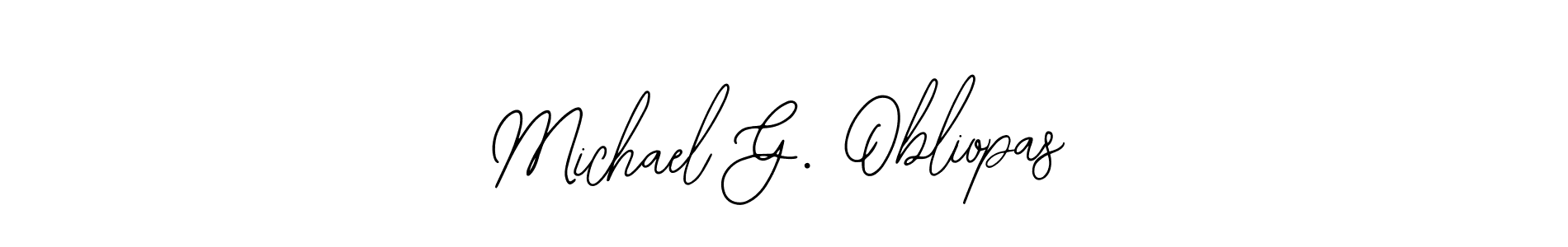 It looks lik you need a new signature style for name Michael G. Obliopas. Design unique handwritten (Bearetta-2O07w) signature with our free signature maker in just a few clicks. Michael G. Obliopas signature style 12 images and pictures png