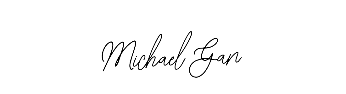 How to make Michael Gan signature? Bearetta-2O07w is a professional autograph style. Create handwritten signature for Michael Gan name. Michael Gan signature style 12 images and pictures png