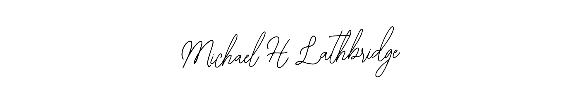 Once you've used our free online signature maker to create your best signature Bearetta-2O07w style, it's time to enjoy all of the benefits that Michael H Lathbridge name signing documents. Michael H Lathbridge signature style 12 images and pictures png